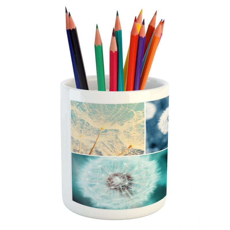 Dandelions Nature Pencil Pen Holder