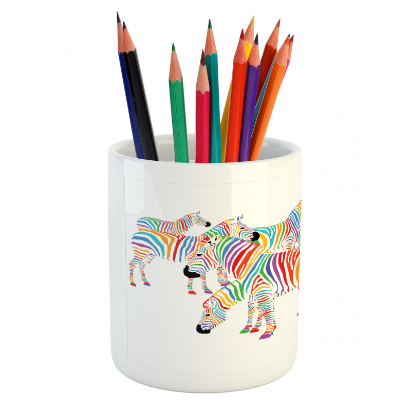 Colorful Animals Pencil Pen Holder