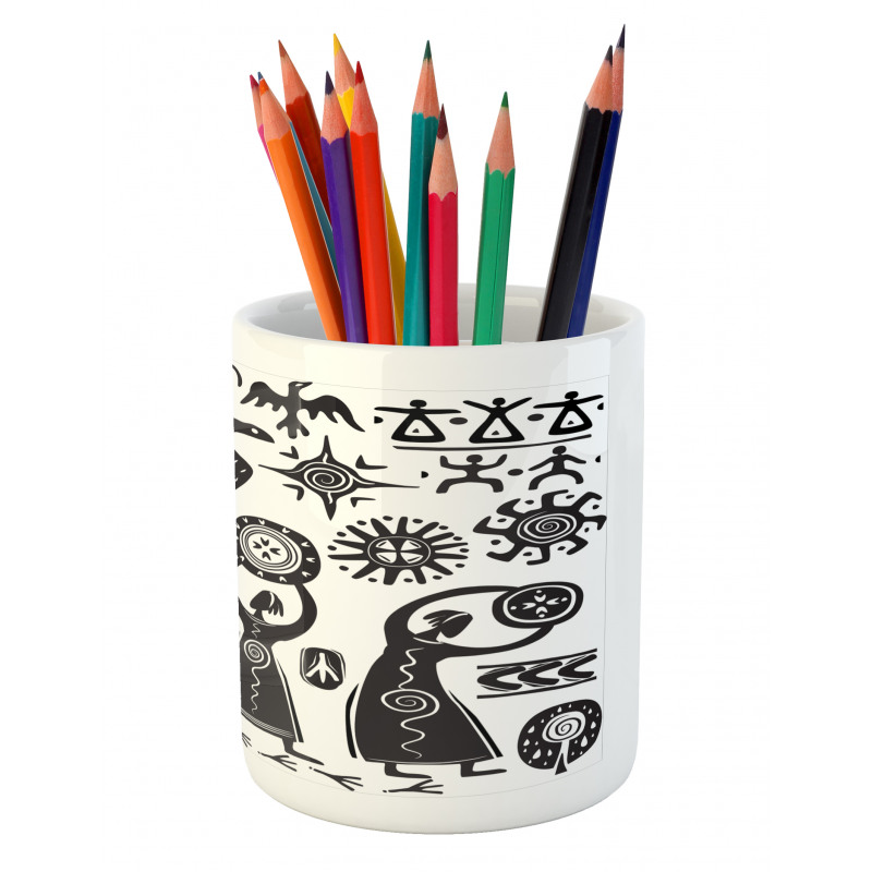 Primitive Cave Pencil Pen Holder