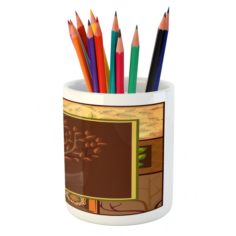 Native Art Pencil Pen Holder