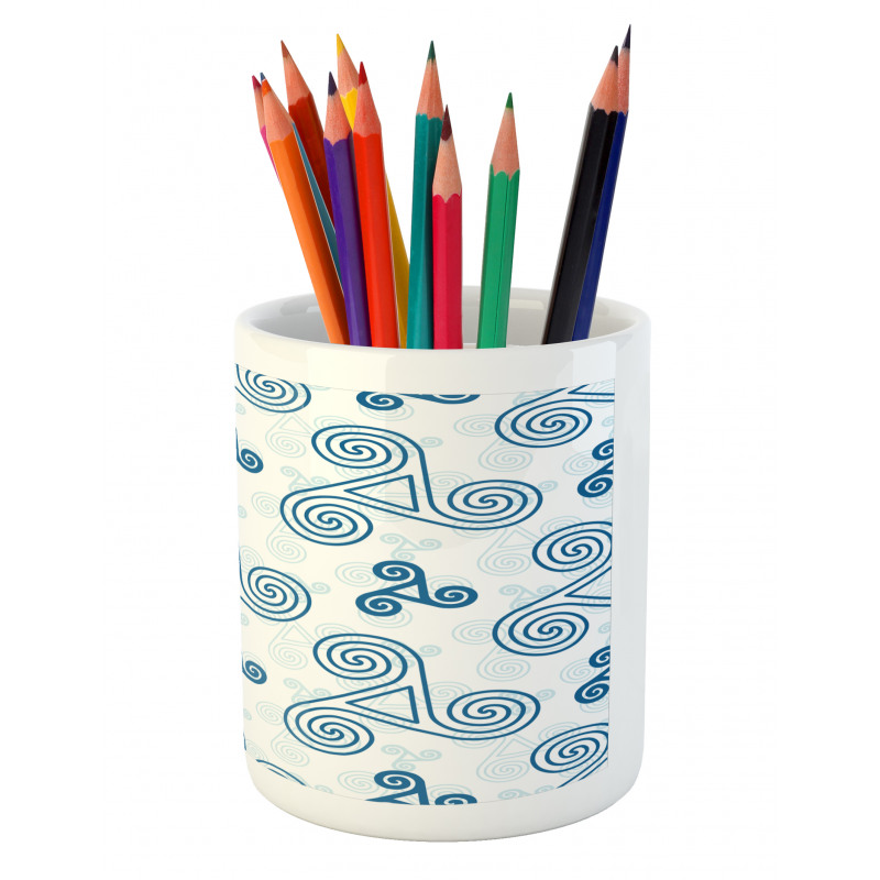 Triskel Celtic Art Pencil Pen Holder