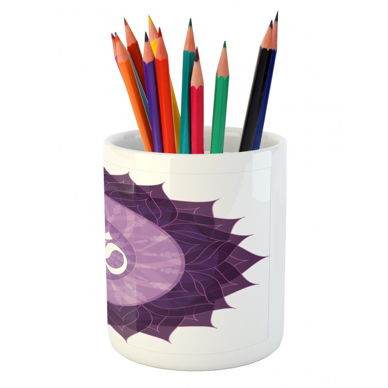 Letter Chakra Pencil Pen Holder