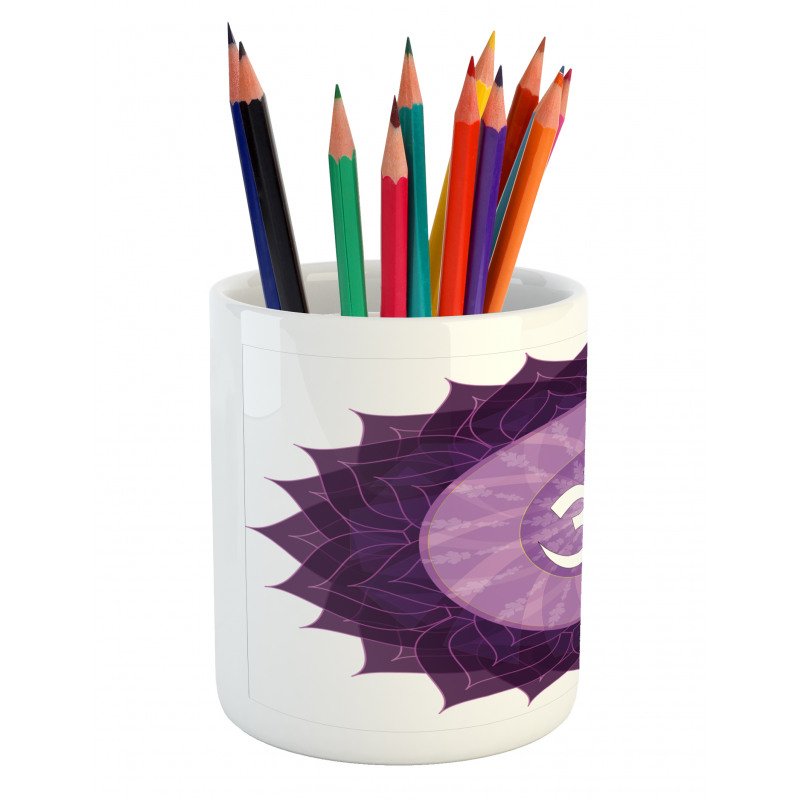 Letter Chakra Pencil Pen Holder