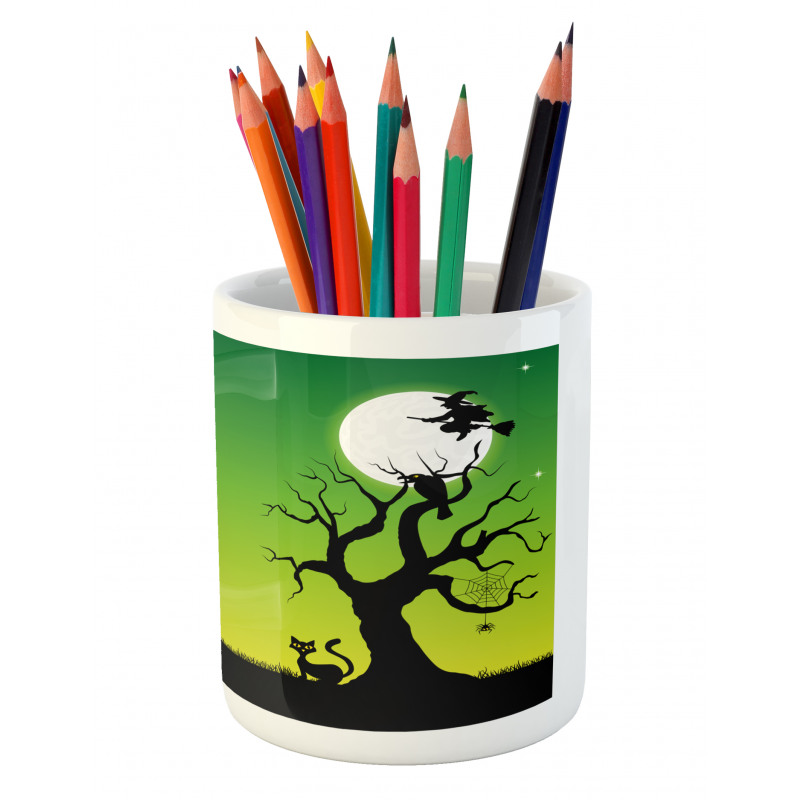 Dancing Witch Pencil Pen Holder