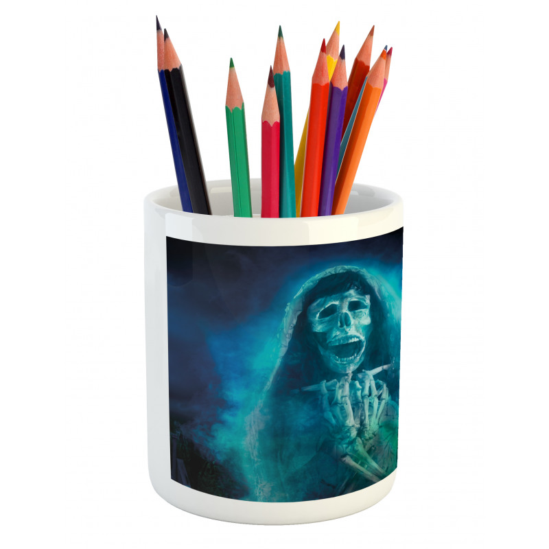 Gothic Ghost Pencil Pen Holder