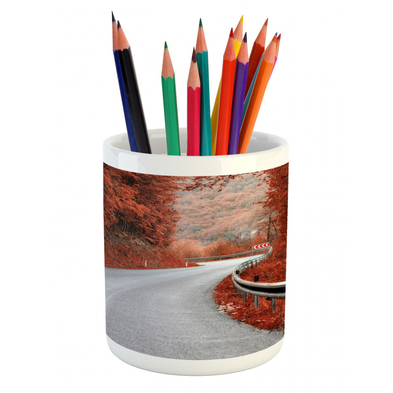 Dreamy Road Travel Theme Pencil Pen Holder