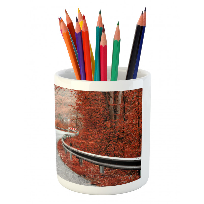 Dreamy Road Travel Theme Pencil Pen Holder