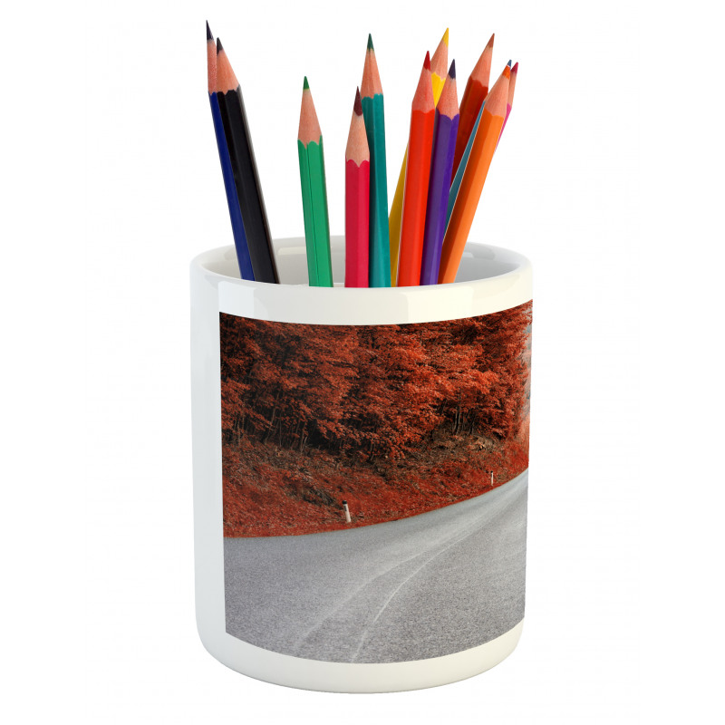 Dreamy Road Travel Theme Pencil Pen Holder