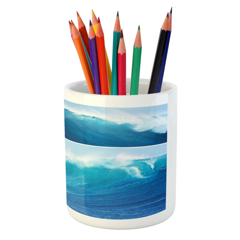 Giant Sea Ocean Waves Pencil Pen Holder