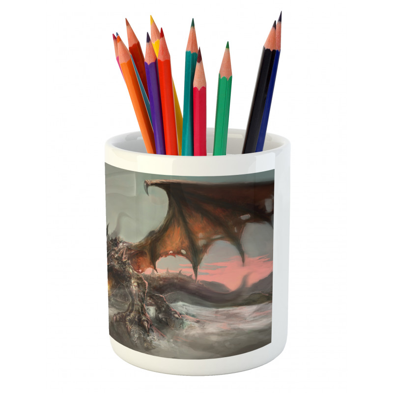 Dragon Monster Pencil Pen Holder