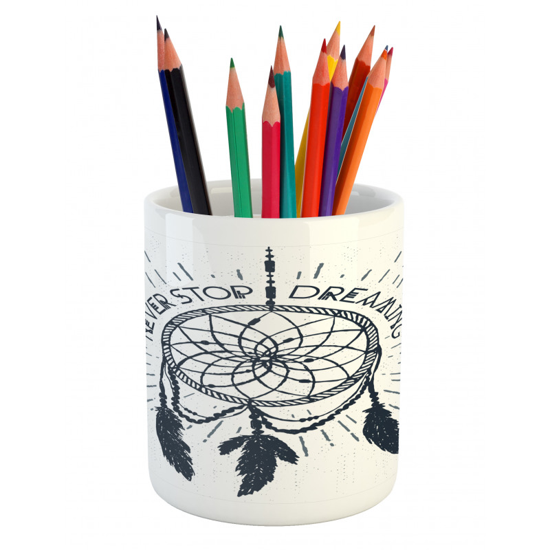 Feather Pencil Pen Holder