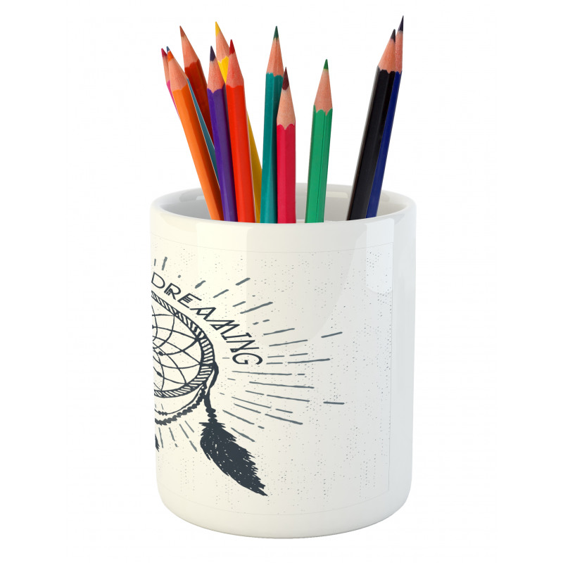 Feather Pencil Pen Holder