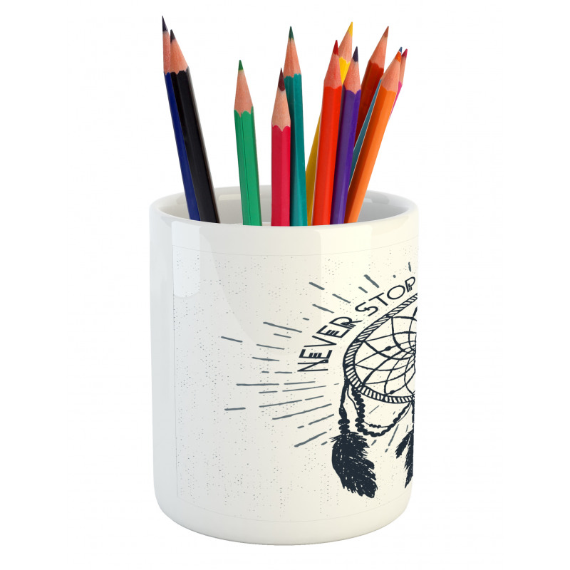 Feather Pencil Pen Holder