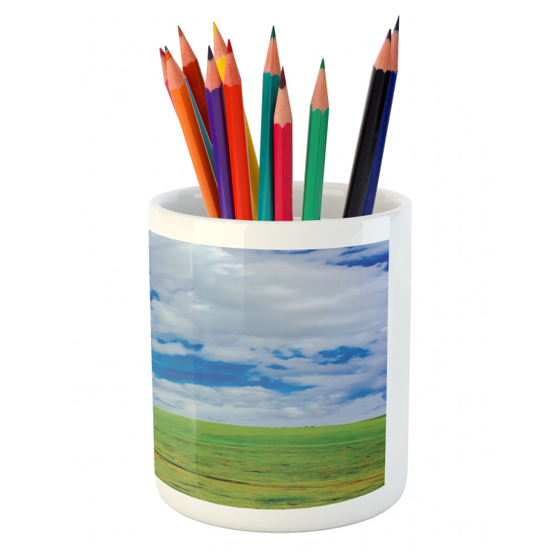 Path in Meadow Rural Pencil Pen Holder