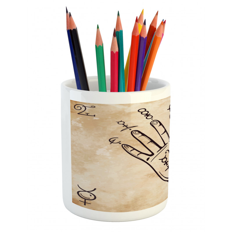 Retro Medieval Form Pencil Pen Holder