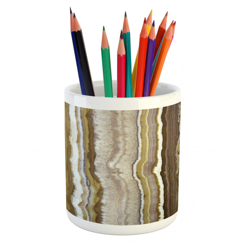 Marble Rock Patterns Pencil Pen Holder