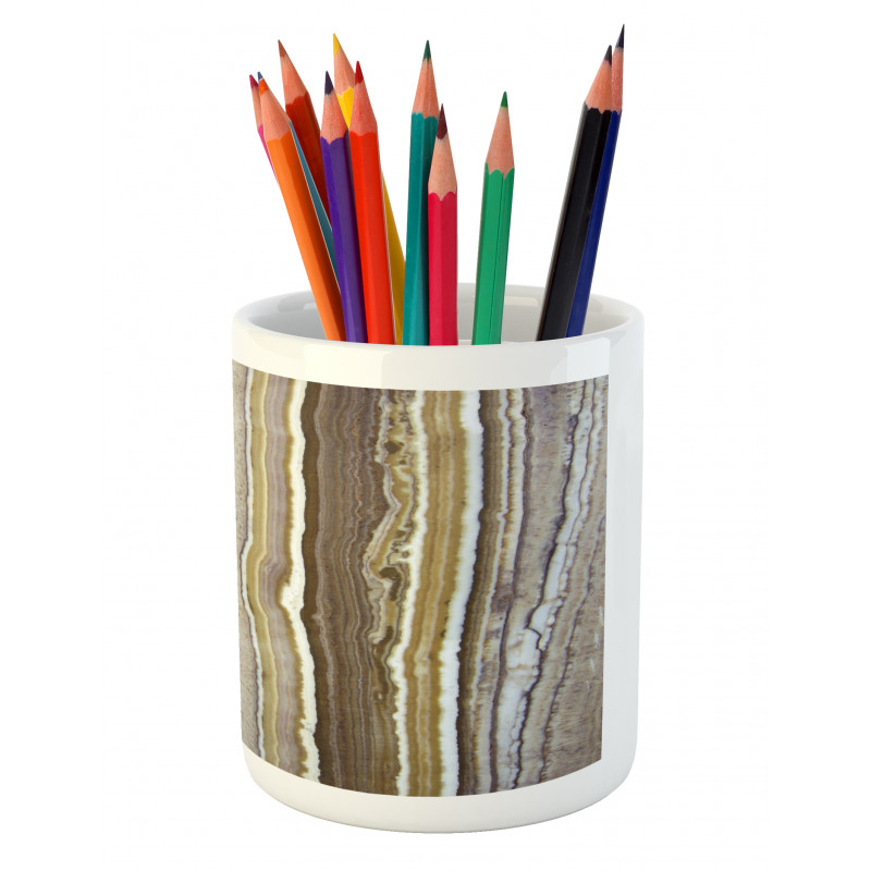 Marble Rock Patterns Pencil Pen Holder