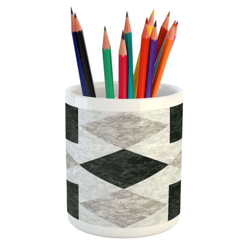 Marble Effect Pencil Pen Holder