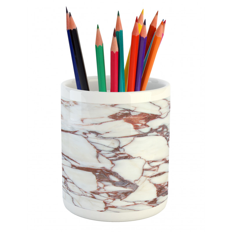 Marble Grunge Stone Pencil Pen Holder