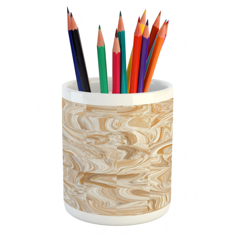 Vintage Marble Effect Pencil Pen Holder