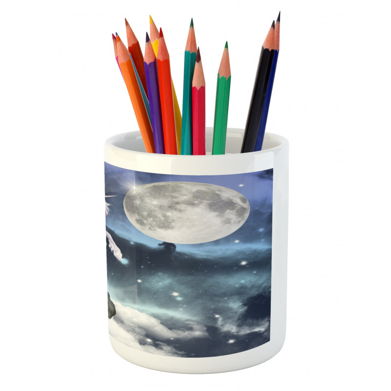 Rock up Cliffs Image Pencil Pen Holder