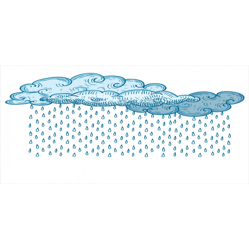 Rain Cloud Sketch Fall Pencil Pen Holder