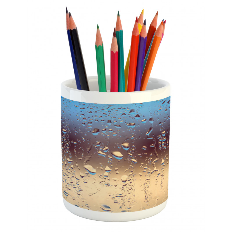 Rainy Day Window Effect Pencil Pen Holder