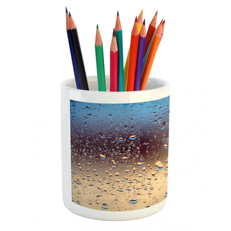 Rainy Day Window Effect Pencil Pen Holder