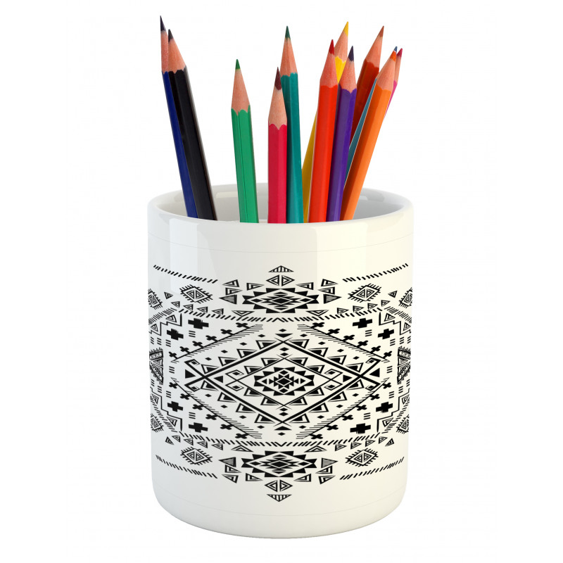 Maya Patterns Pencil Pen Holder