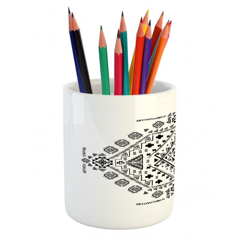 Maya Patterns Pencil Pen Holder