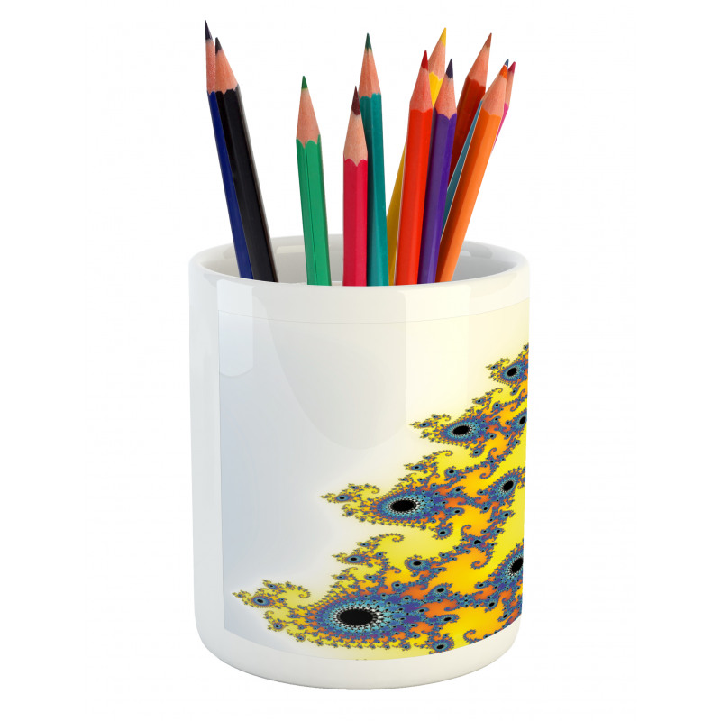 Trippy Seahorse Pattern Pencil Pen Holder