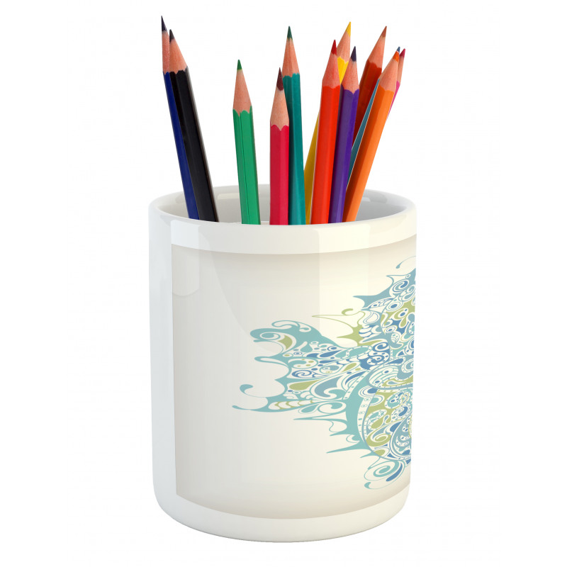 Greek Seahorse Mythological Pencil Pen Holder