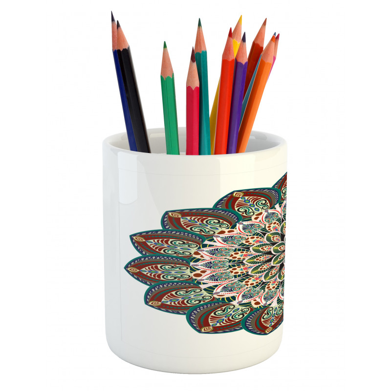 Mandala Asian Pencil Pen Holder