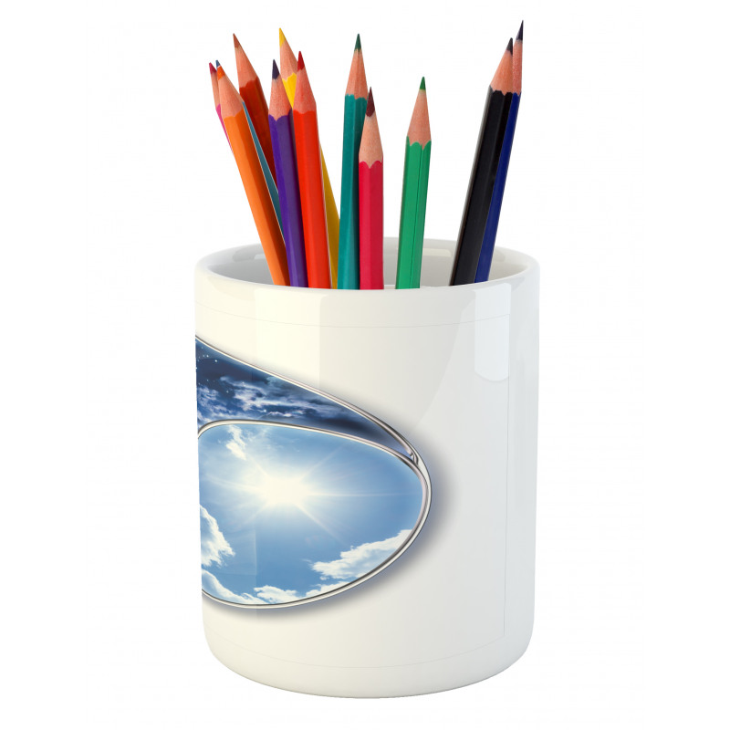 Moon and Sun Pencil Pen Holder