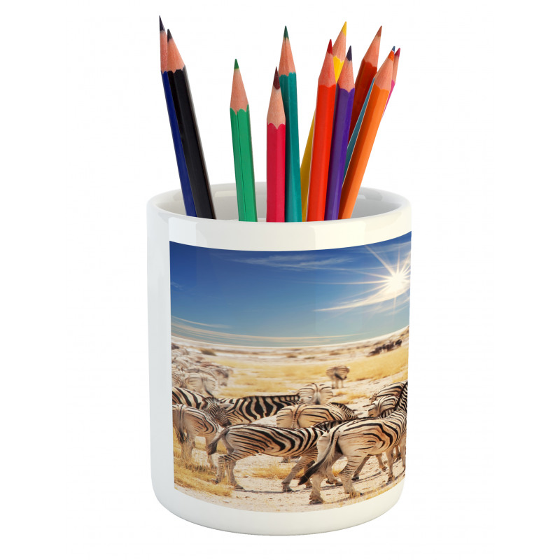 Africa Safari Park Pencil Pen Holder