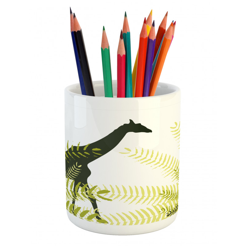 National Park Giraffe Pencil Pen Holder