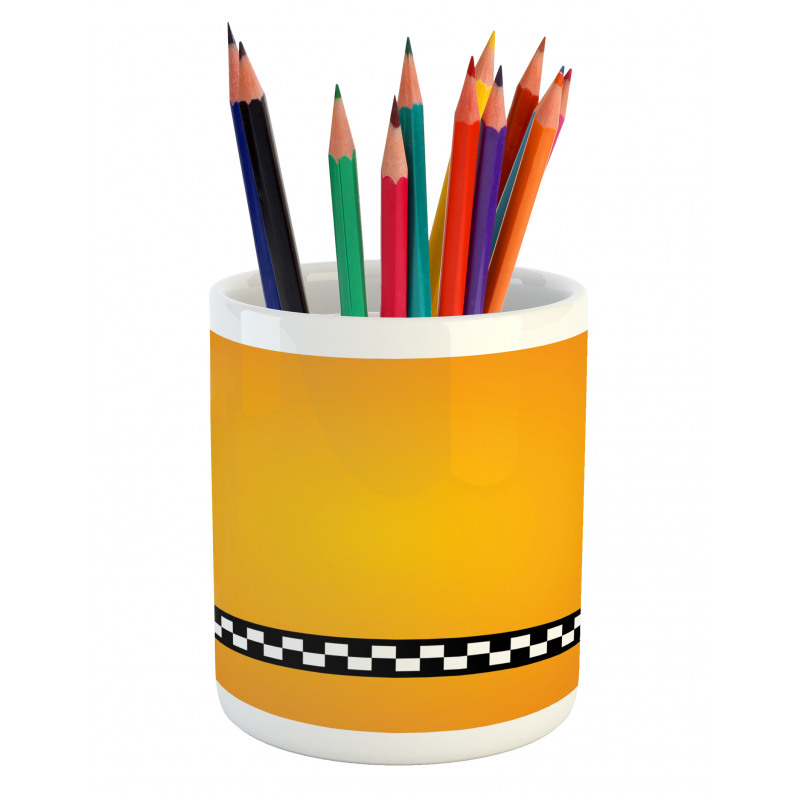 Yellow Cab Artdeco Pencil Pen Holder