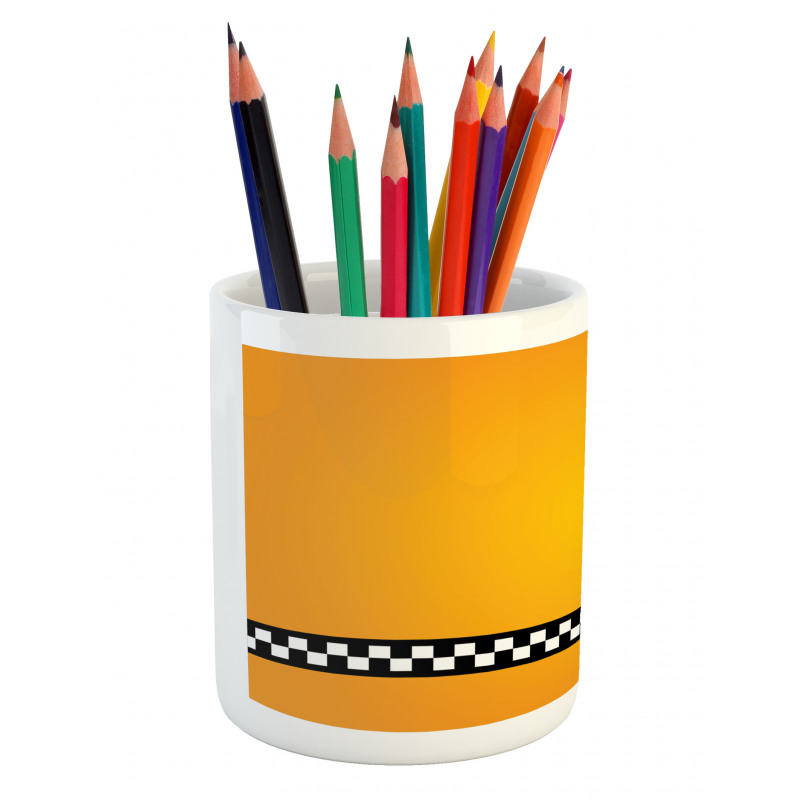 Yellow Cab Artdeco Pencil Pen Holder