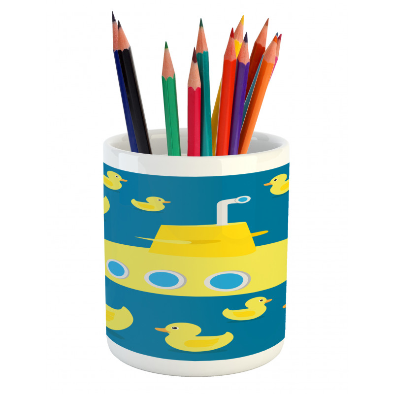 Yellow Submarine Pencil Pen Holder