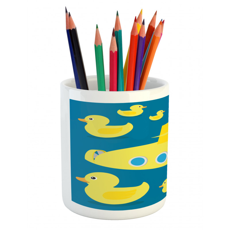 Yellow Submarine Pencil Pen Holder