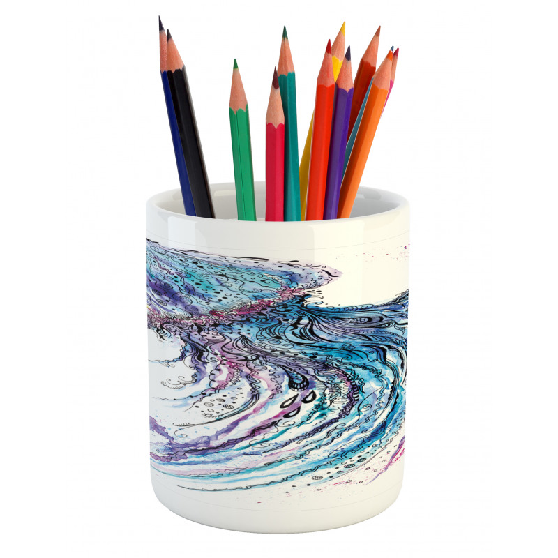 Aqua Colors Creative Pencil Pen Holder