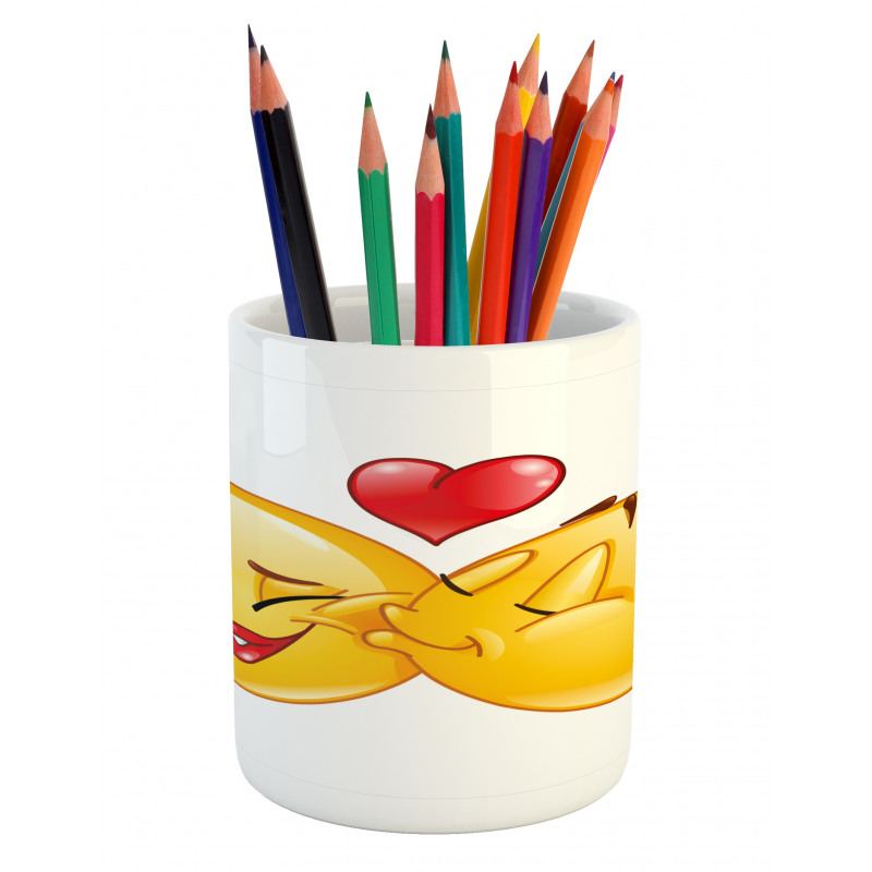 Romantic Flirty Love Mood Pencil Pen Holder