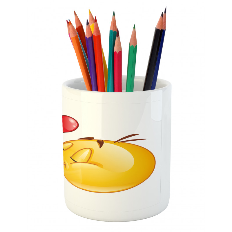 Romantic Flirty Love Mood Pencil Pen Holder