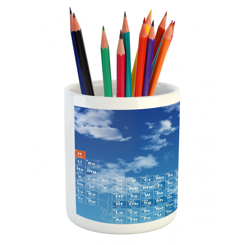 Clouds and Chemistry Pencil Pen Holder