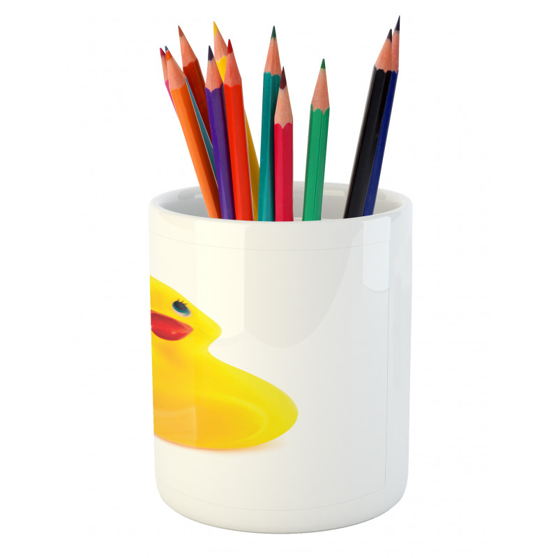 Yellow Ducky Pencil Pen Holder