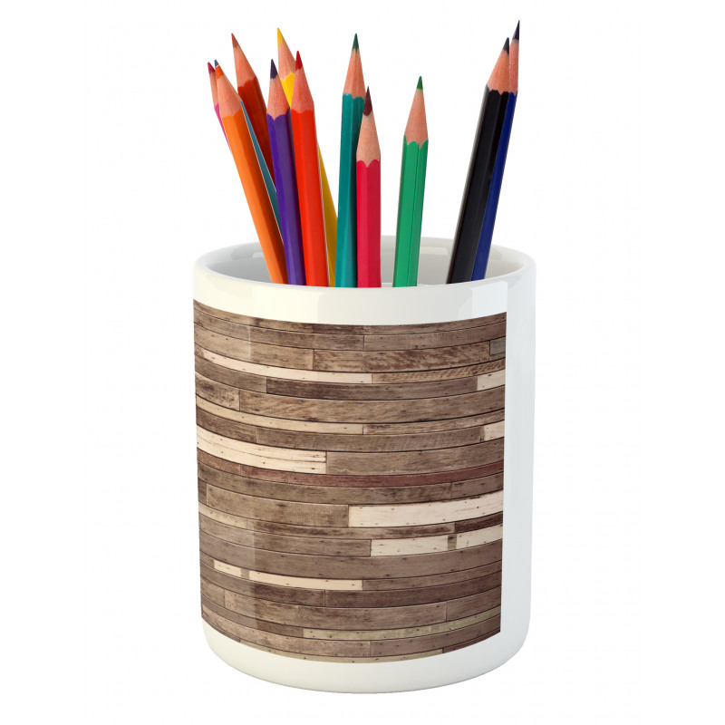 Brown Farmhouse Style Pencil Pen Holder