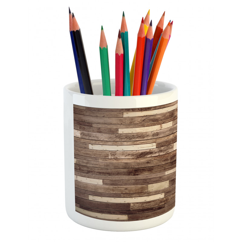 Brown Farmhouse Style Pencil Pen Holder