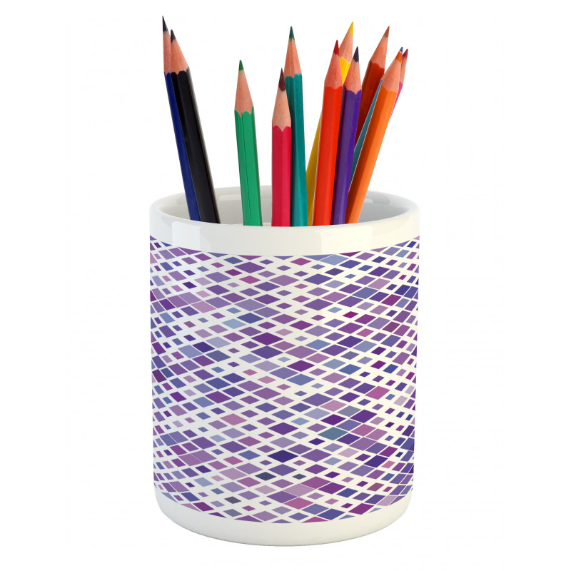 Purple Retro Pencil Pen Holder