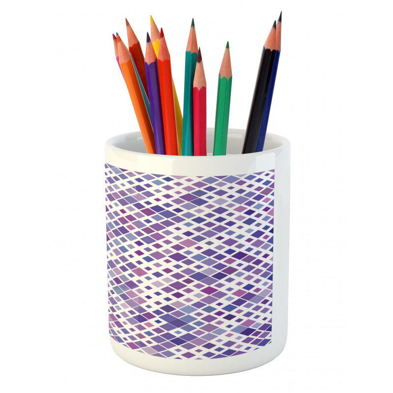 Purple Retro Pencil Pen Holder