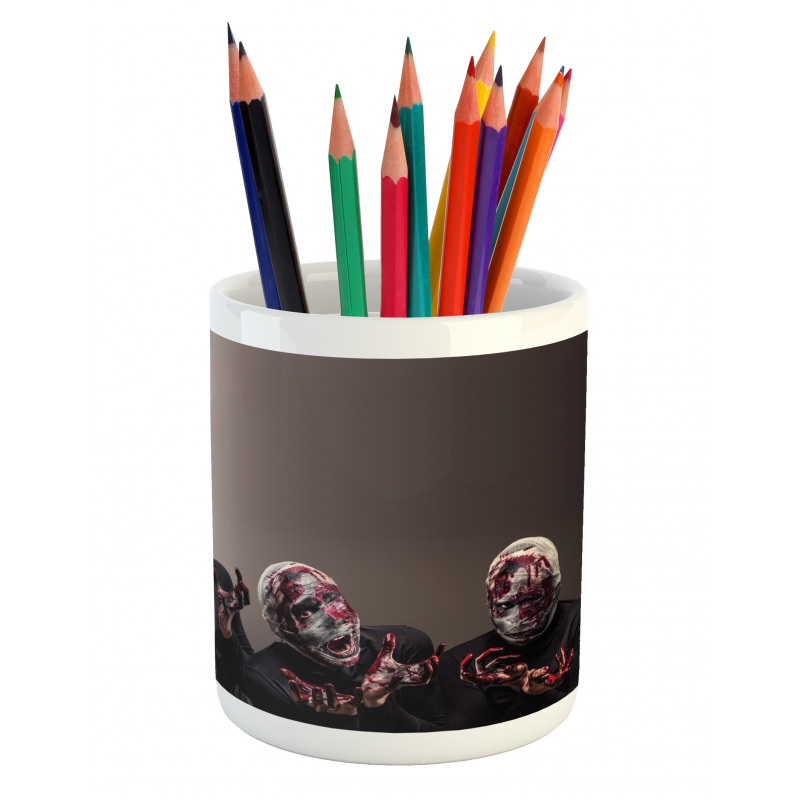 Screaming Scary Zombies Pencil Pen Holder